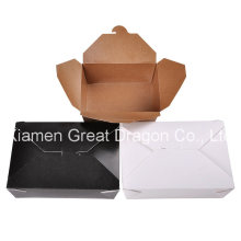 Chinese/Asian Take-out Paper Food Boxes with Metal Wire Handle (TAB1902)